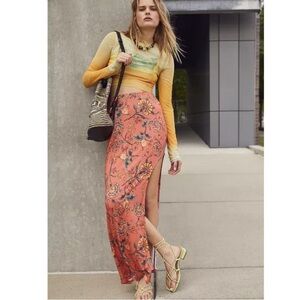 Free People Kellan Stretch Mesh Cropped Top